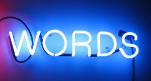 Neon words